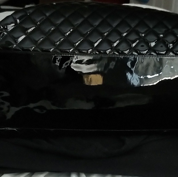 Chanel Mademoiselle Bowling Black Patent XL - Picture 3 of 4